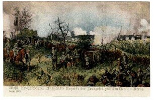 Serie Nr. 59/3: Westl.Kriegsschaupl.: Mißglückte Angriffe der Franzosen zwischen Lievin u. Arras.