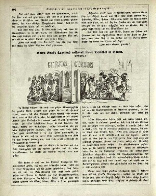 "Herrn Graf's Tagebuch während seines Besuches in Berlin"
