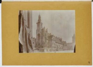 Rathaus, Marienkirche, Frankfurt/Oder: Ansicht (aus: Skizzen- und Fotoalbum 12)