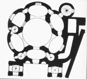 Frain / Vranov (Tschechien), Kirche von Schloss Frain; Fischer von Erlach, Johann Bernhard