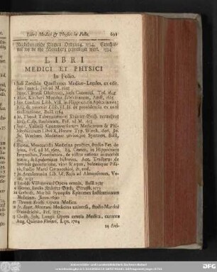 [XLII.] Libri Medici Et Physici