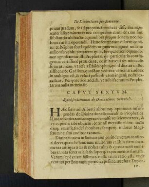 [Caput VI. - XI.]