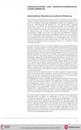 Geschichtlicher Überblick und politische Gliederung