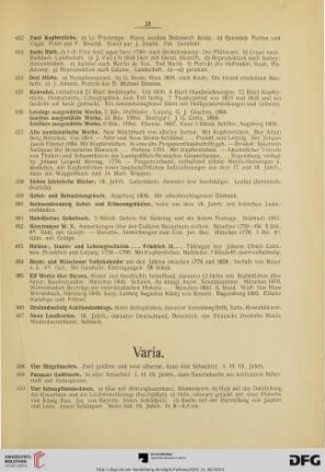 Varia (Nr. 468-488)
