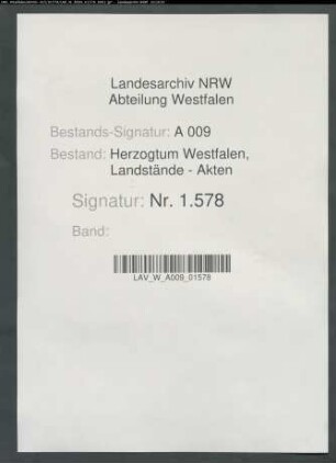 Belege zur Landpfennigmeistereirechnung 1658/1659