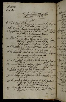 Ex Catal. Libbr. Hag. Com. d. 2. Oct. 1747.