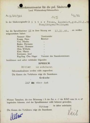 Ritter, Franz