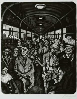 In der Straßenbahn
