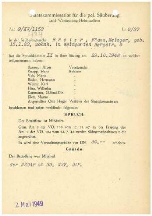 Breier, Franz