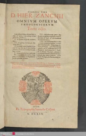 1: De tribus Elohim, Aeterno Patre Filio, & Spiritu S. uno eodemq[ue] Iehova, partes duæ seu libri 13