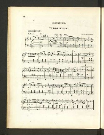 Herzlieb. Tyrolienne.