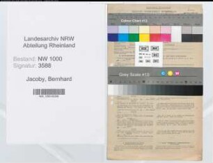 Entnazifizierung Bernhard Jacoby, geb. 02.11.1893 (Kaufmann)