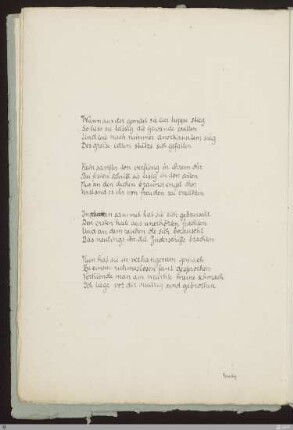Wenn aus der Gondel sie zur treppe stieg (Gesichte I) : [SW II: H12(Pilgerfahrten)]; [SW II, S. 39/113]