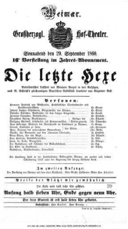 Die letzte Hexe
