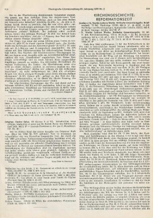 114-116 [Rezension] D. Martin Luthers Werke Kritische Gesamtausgabe Briefwechsel
