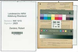 Entnazifizierung Robert Zanders , geb. 31.01.1882 (Firmeninhaber)