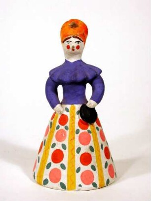 Figur, Frau mit Täschchen