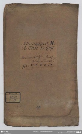 Concertos - Mus.2392-O-19 : recorder (2), strings, b - B|b; TWV 52: B 1