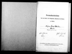 Herter, Ernst Gustav - Bildhauer 1885 - Januar - 23