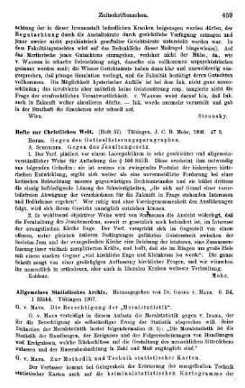 459, Hefte zur Christlichen Welt. (Heft 57). 1906