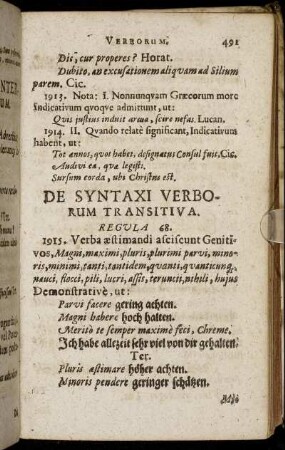 De Syntaxi Verborum Transitiva.