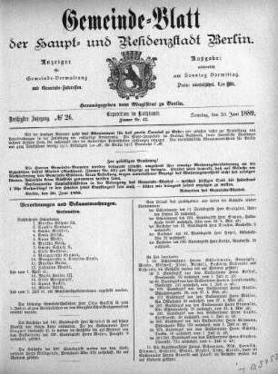 1889,26: No. 26, 30. Juni 1889