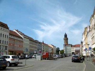 Görlitz: Obermarkt mit Blick zum Reichenbacher Turm