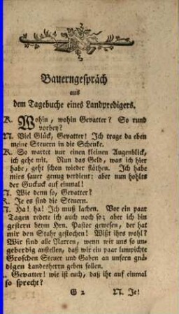 Gemeinnütziges fränkisches Magazin oder Sammlungen merkwürdiger, nützlicher Grundsätze und Erfahrungen aus der Naturlehre, Naturgeschichte, Artzneykunde, Moral, Landwirthschaft etc. 2. 1779