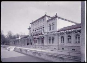 Konzertsaal im Kurhaus, Bad Nauheim: Hofansicht von Westen (siehe auch TBS 215)