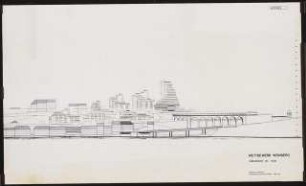 Siedlung Weinberg, Kassel: Südansicht 1:500