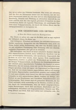 3. Der Gegenstand des Urteils