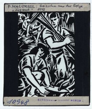 Masereel, Holzschnitt aus dem Zyklus "Jugend"