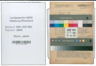 Entnazifizierung Jakob Sturm , geb. 10.09.1881 (Lehrer)