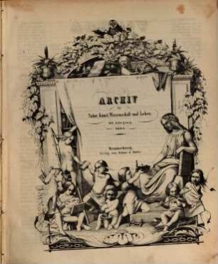 Archiv für Natur, Kunst, Wissenschaft und Leben. 1846 = Jg. 14