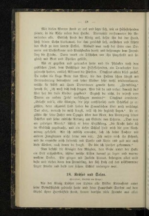 18. Krösos und Solon.