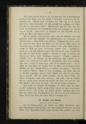 18. Krösos und Solon.