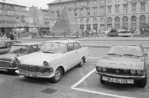 Planungen zur Umgestaltung des Marktplatzes mit Verlegung der Taxistände von der Westseite auf die Ostseite des Marktplatzes