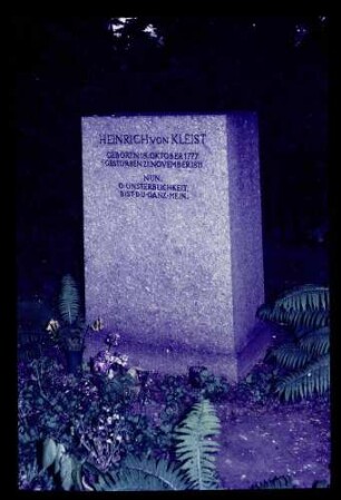 Kleist-Grab 5.6.66.