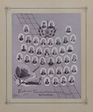 Kalmar Navigationskolas 1899/1900 - Styrmansklass