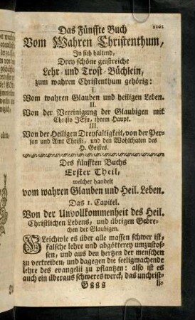 1201-1285, Des fünfften Buchs erster Theil
