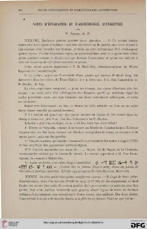 20: Notes d'épigraphie et d'archéologie assyriennes, [8]