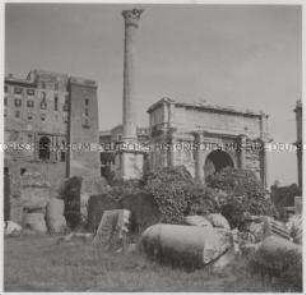 Rom, Forum Romanum, Septimius-Severus-Bogen, Phokas-Säule