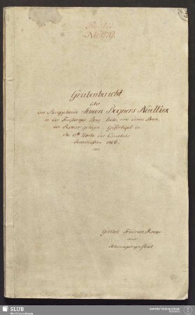 Grubenbericht über das Berggebaeude Simon Bogners Neu Werk in der Freyberger Berg Amts- und deren Braender Revier gelegen - 17.6884 4.