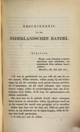 Geschiedenis van den Nederlandschen handel, 1