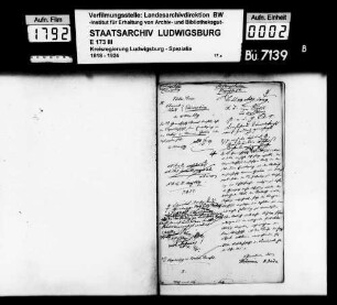 Stiftungssachen: Liegenschaften, Oberamt Ludwigsburg