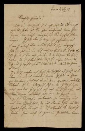 4: Brief von Lorenz Oken an Gustav Hugo, Jena, 28.12.1810