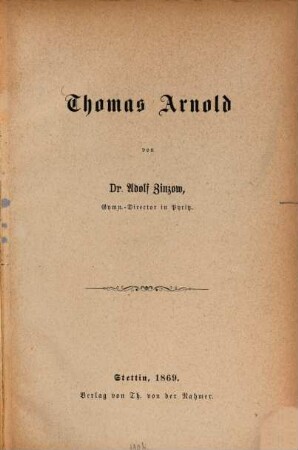 Thomas Arnold