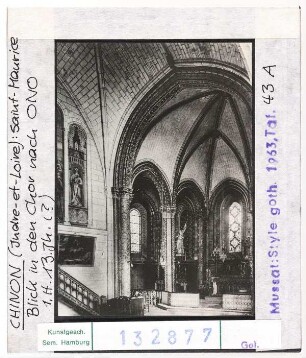 Chinon: St. Maurice, Blick in den Chor nach Ost-Nordost