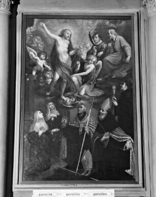 Christus, der Pfeile wirft