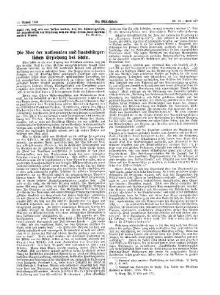 Die Idee der nationalen und staatsbürgerlichen Erziehung bei Stein